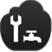 Plumbing tools icon